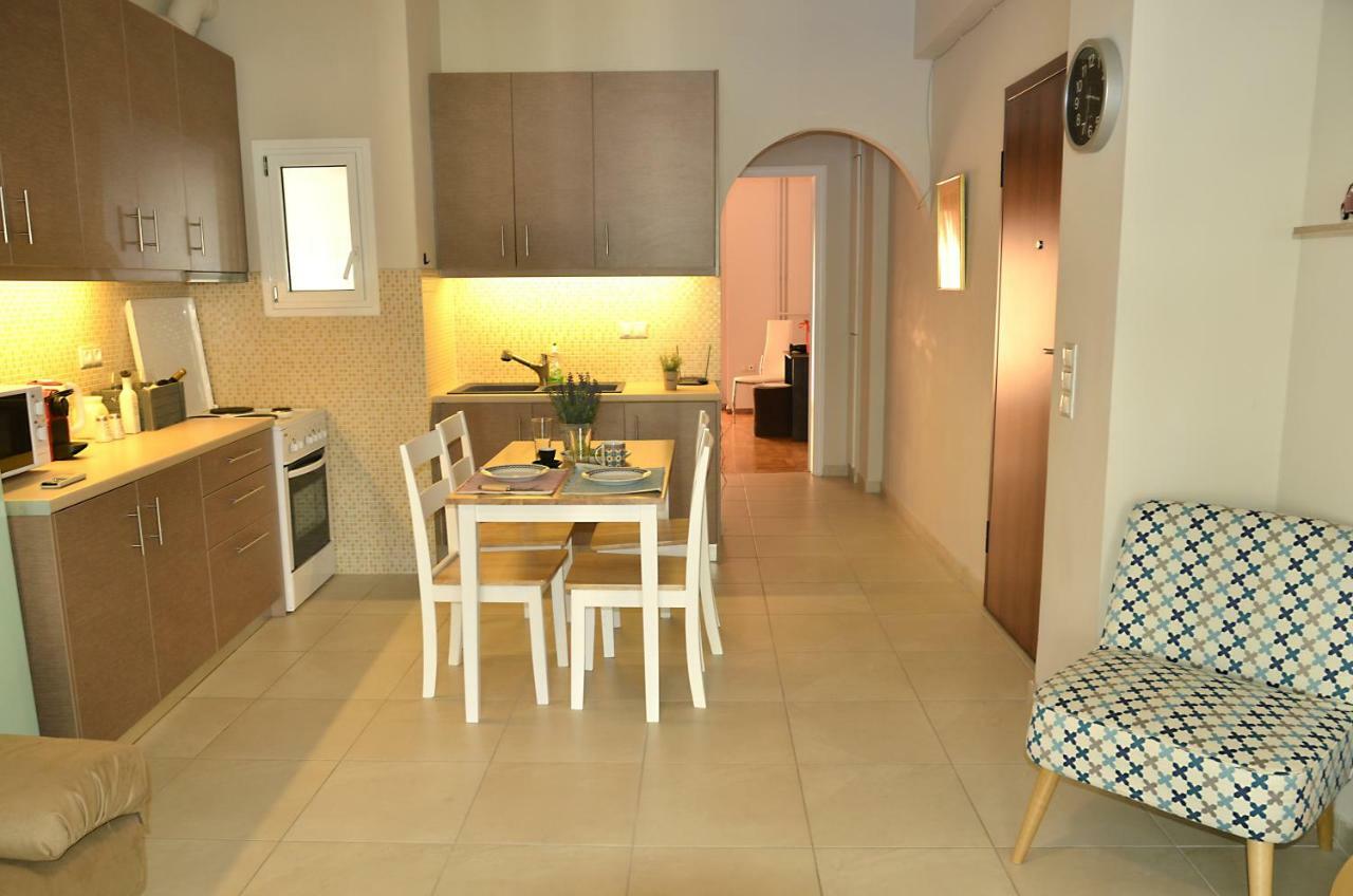 Ferienwohnung Just 9 Min From Acropolis Athen Exterior foto