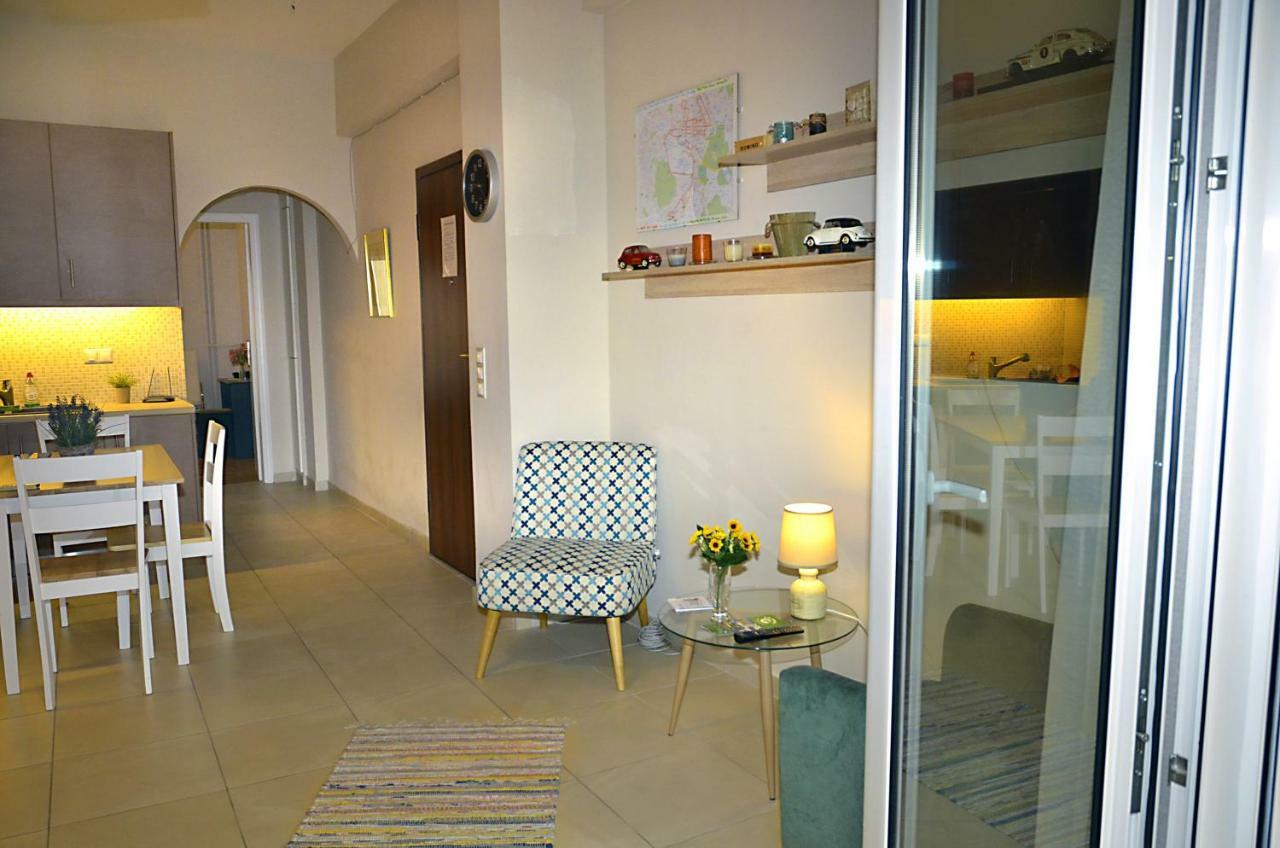 Ferienwohnung Just 9 Min From Acropolis Athen Exterior foto