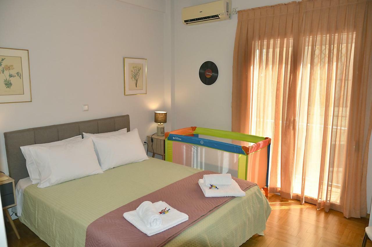 Ferienwohnung Just 9 Min From Acropolis Athen Exterior foto